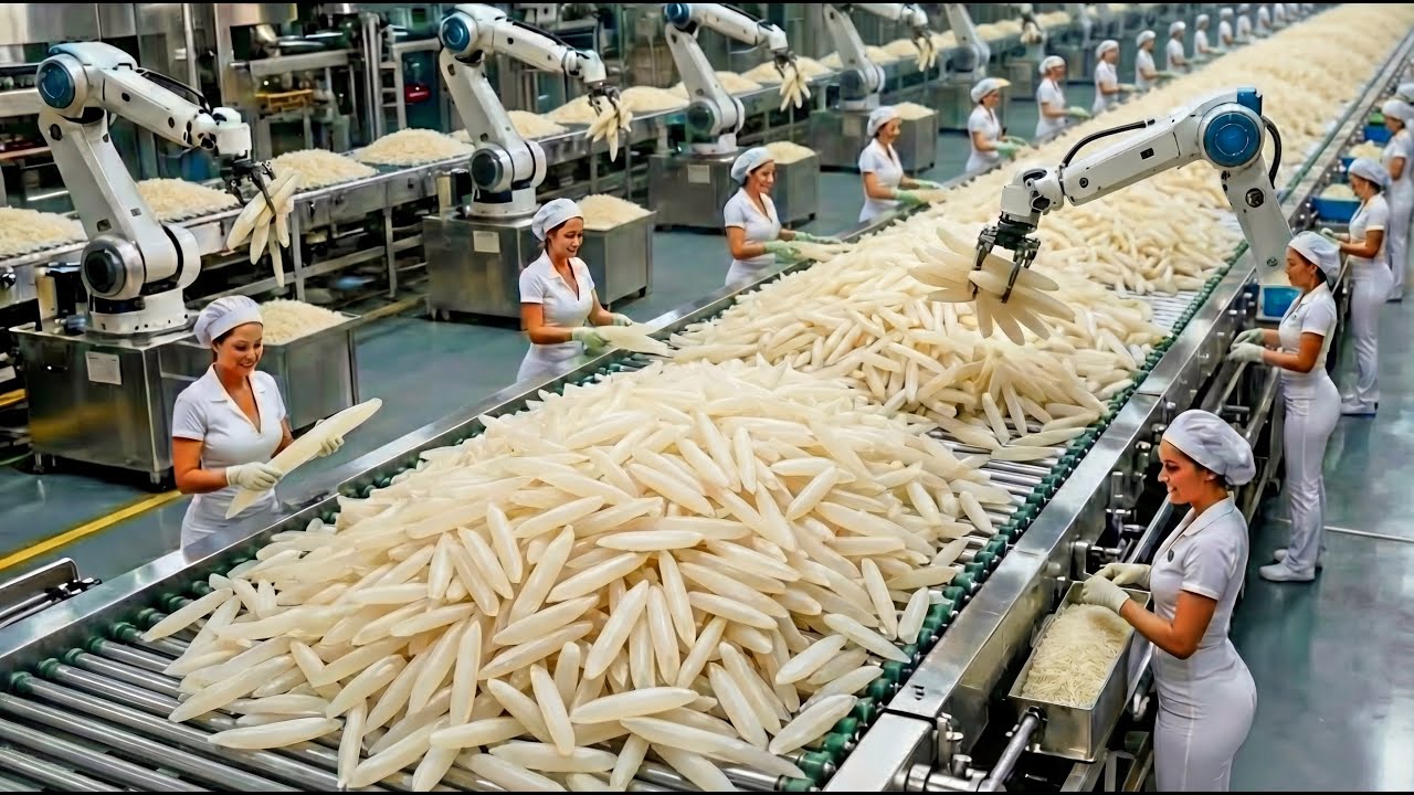 Inside a Modern Rice Processing Factory &ndash; From Raw to Finished (Full Process)