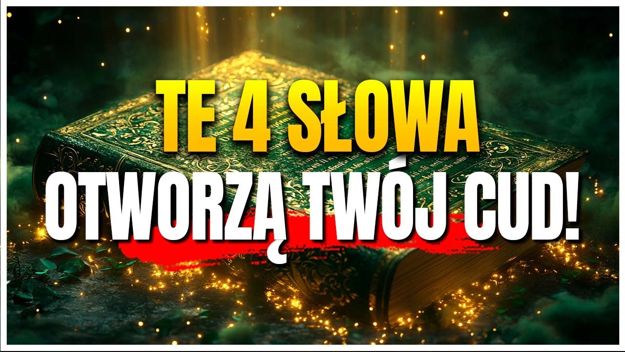 Powiedz te 4 zdania, a Bóg da ci cud, na który czekałeś – to NIEMOŻLIWE, by nie działało!