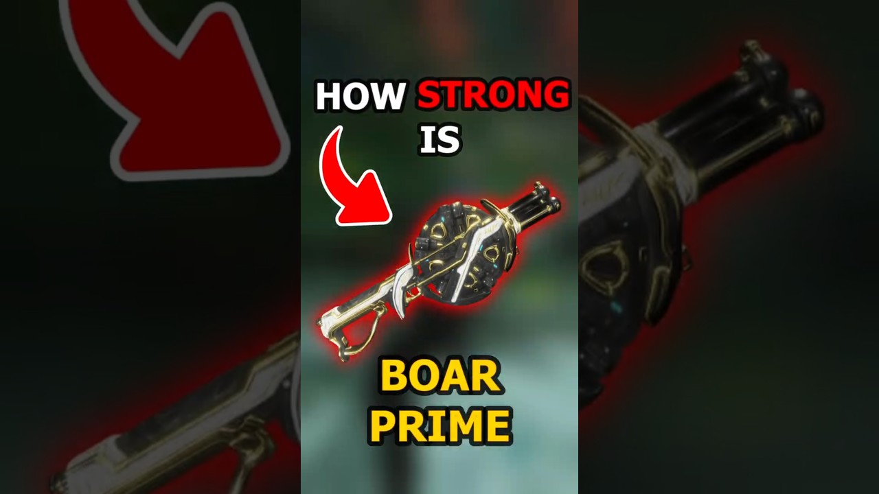 Boar Prime &mdash; это просто БЕЗУМНЫЙ персонаж в Warframe!