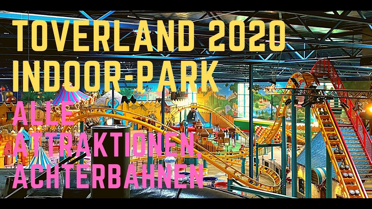 TOVERLAND 2020 INDOOR PARK ALLE ATTRAKTIONEN, ACHTERBAHNEN