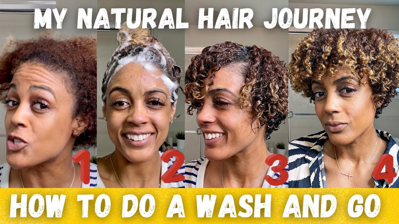 How to Wash and Go Style on Natural Hair|Define Type 4a Curls with Mousse and Gel
