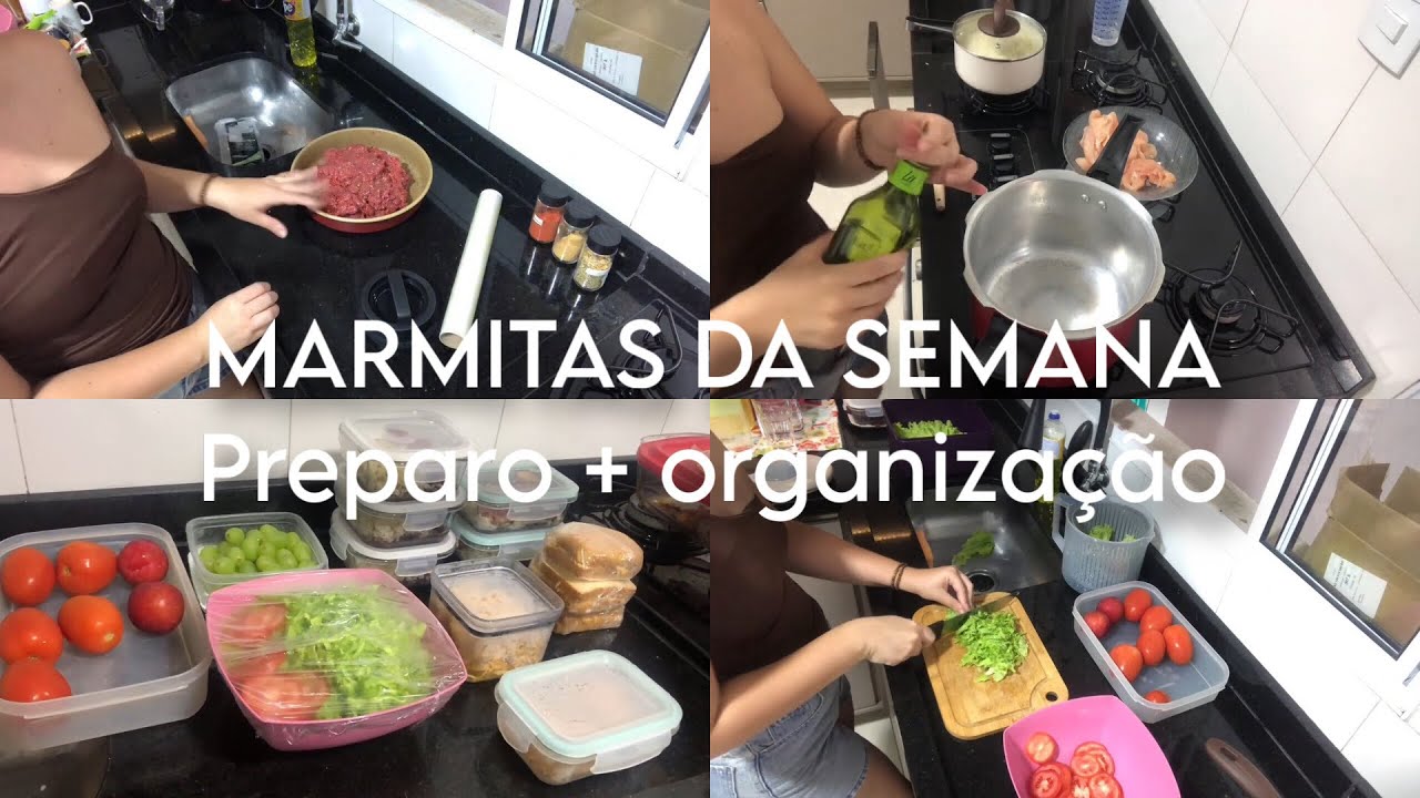 MARMITAS DA SEMANA | Organização de um cardápio rápido e fácil 