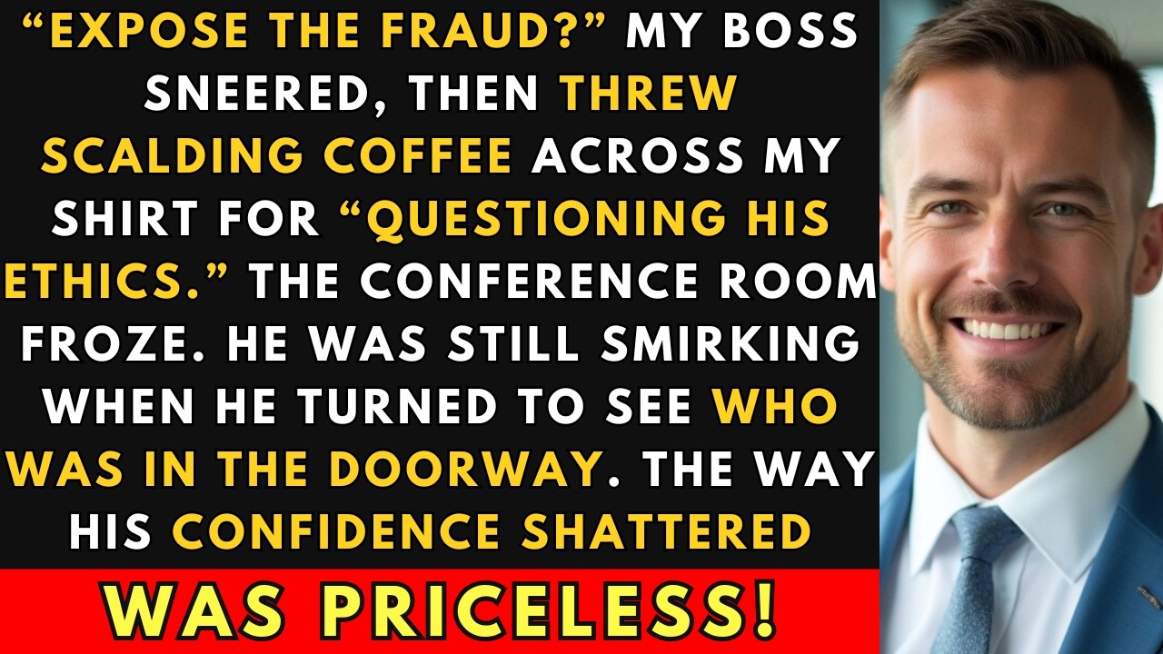 Boss Threw Hot Coffee At Me Because I Questioned His Ethics - He Didn't See The CEO Watching