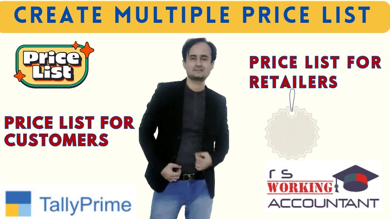 How To Set Multiple Price List Level in Tally Prime | How To Create Customer Price Level List