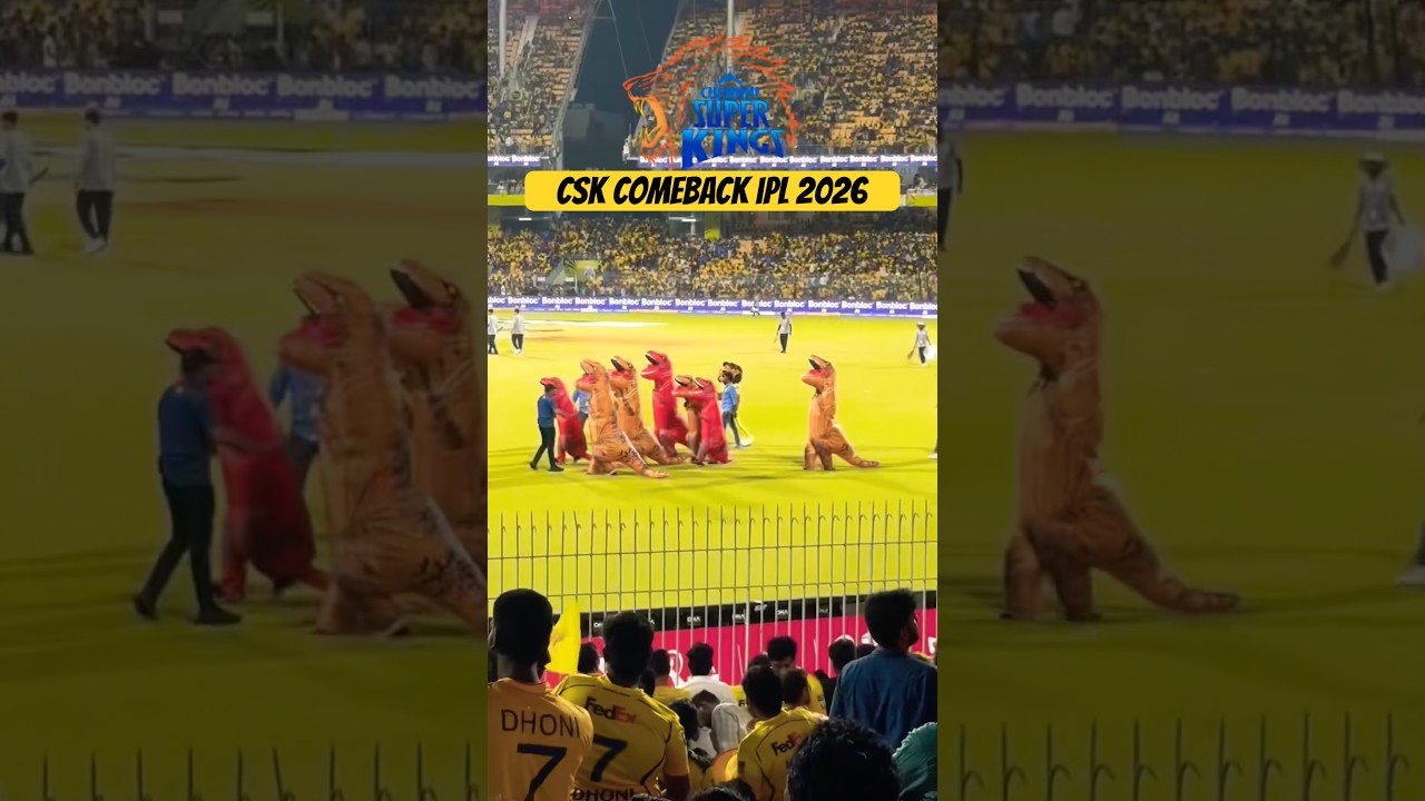 CSK Comeback IPL 2026 🔥Yellow Army #thala #msdhoni #dhoni #trendingfeed #viral #rcbians #viratkohli