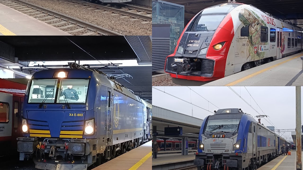 Zimowe Pociągi na stacji Poznań Główny 17.02.2026r. 