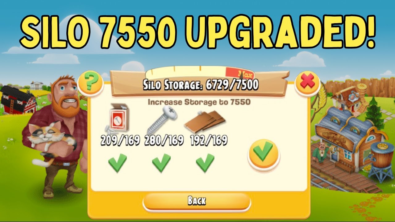 Silo Upgraded to 7550 in Hay Day 😱 | Full Gameplay & Big Progress