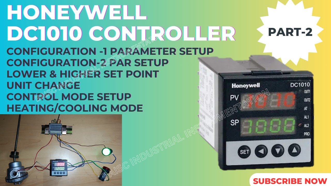 Honeywell controller dc1010 | part-2 | Configuration 1&2 |  LSPL HSPL #dc1010 #controller #honeywell