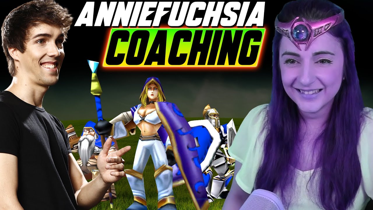 I coached AnnieFuchsia in WC3, she never played an RTS before! - WC3