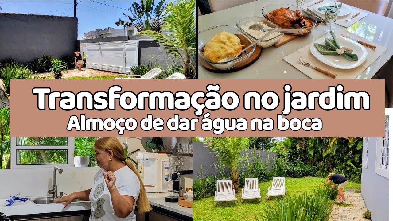 🌿✨ Rotina Real: Transformando os vasos | Almoço de Dar Água na Boca! 🍽️