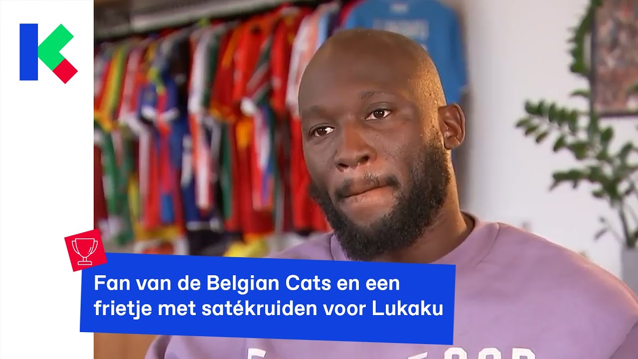Een frietje met satékruiden voor Romelu Lukaku