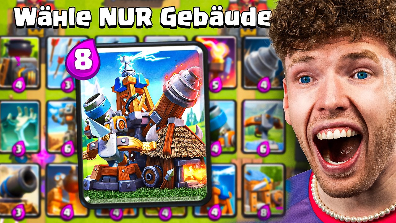 😱🤯NUR GEBÄUDE WÄHLEN, BIS ICH RAUSFLIEGE... | Clash Royale Deutsch