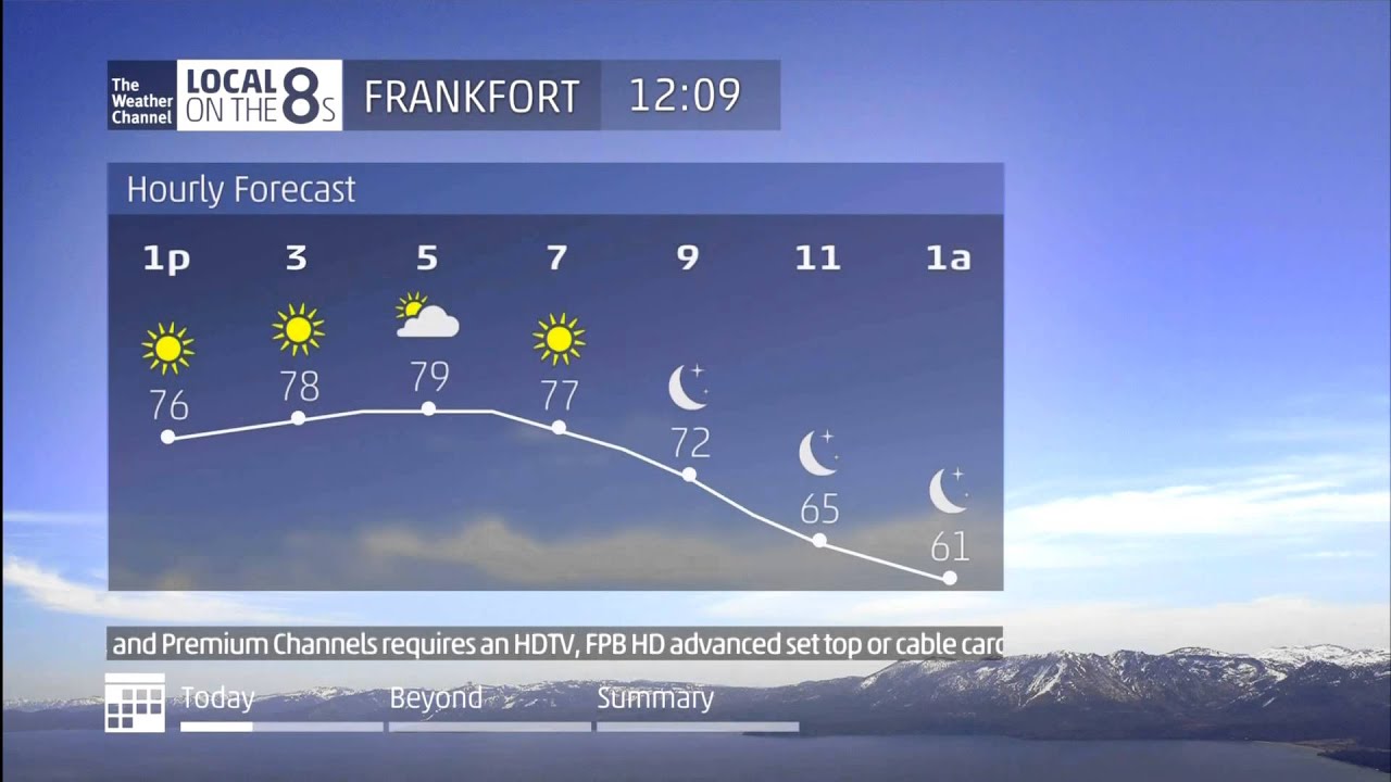 The Weather Channel - Frankfort, KY HD Local Forecast - 6/6/2014 12:08pm