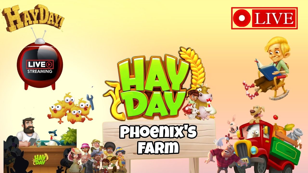 Hay Day Adventures Begin: Live with Phoenix: Day 3|| #hayday #HAYDAY  #playzone #phoenix