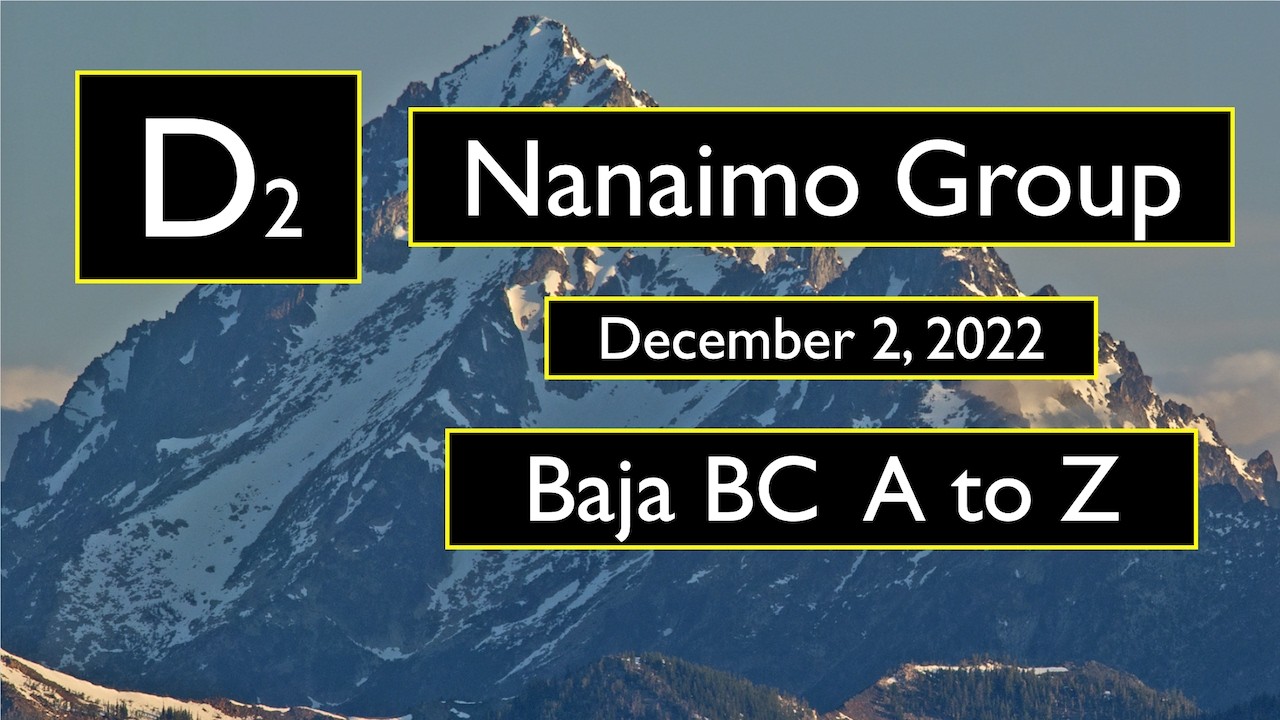 D-2.  Nanaimo Group ... with Jerome Lesemann