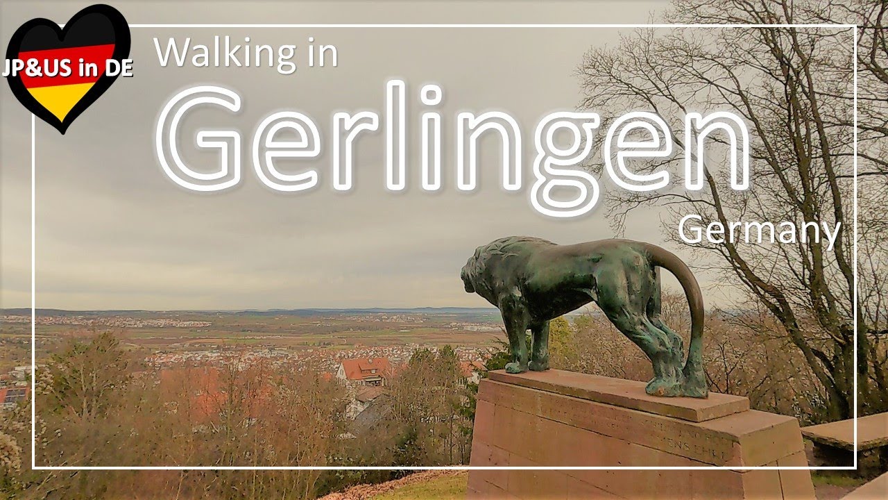 【Gerlingenドイツ】🇩🇪Walking in Gerlingen Germany in Winter / Day Trip from Stuttgart / Walking Tour
