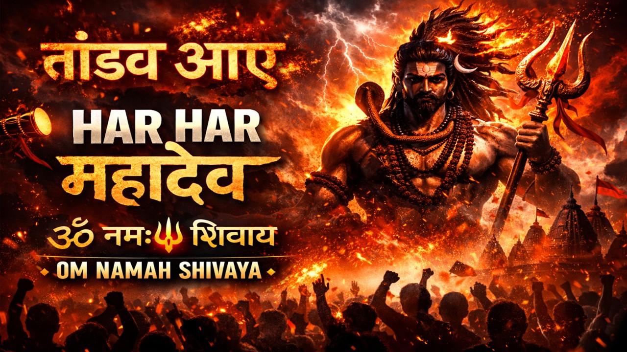 हर हर महादेव 🔱 | तांडव आए | Ultimate Shiv Bhakti Song