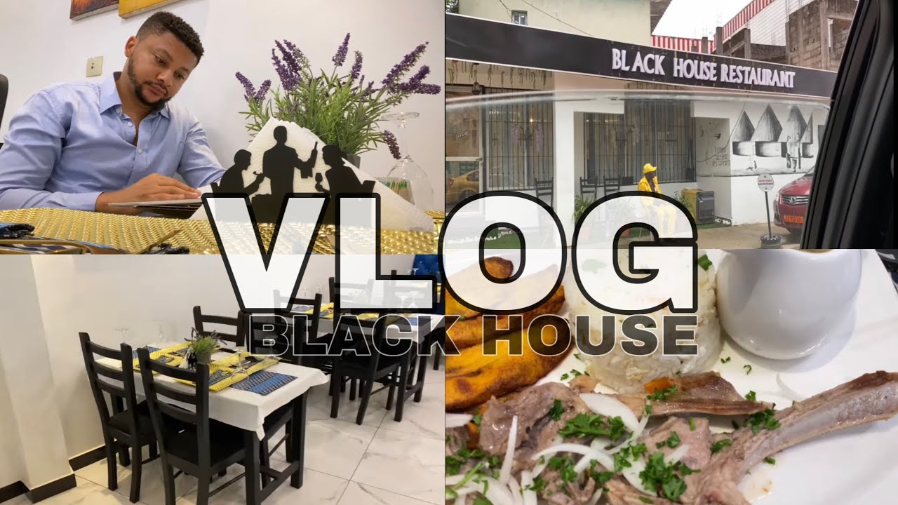 WEEKLY VLOG 3 : JE DÉCOUVRE LE BLACK HOUSE RESTAURANT AU CAMEROUN 🇨🇲 | Edmond sans @MaggyKloset