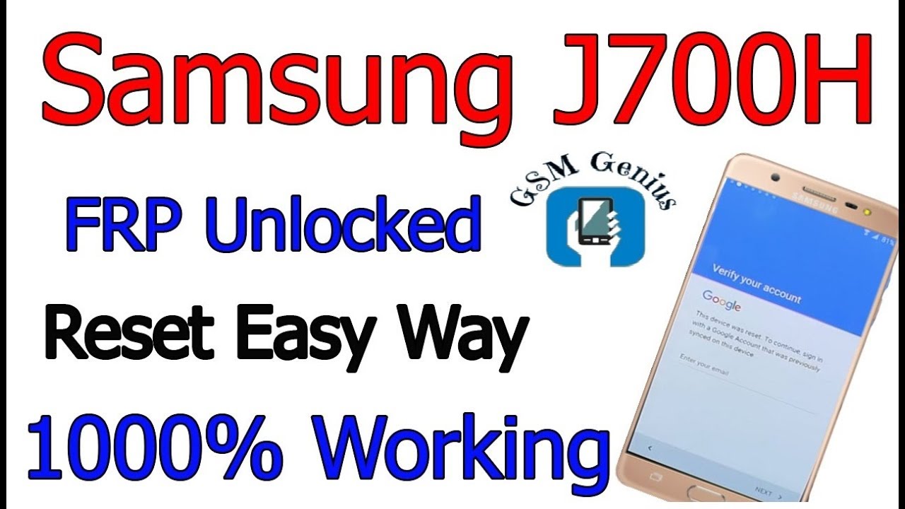 Samsung J700h FRP reset without PC 1000% Working Google Account Lock Remove Bypass