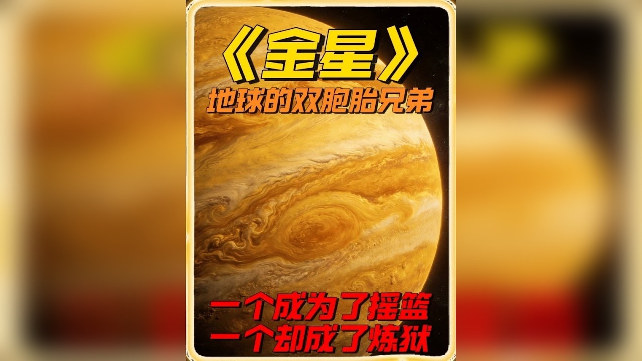 金星，地球的双胞胎兄弟 一对双胞胎行星，一个成为了摇篮，一个却成了炼狱。