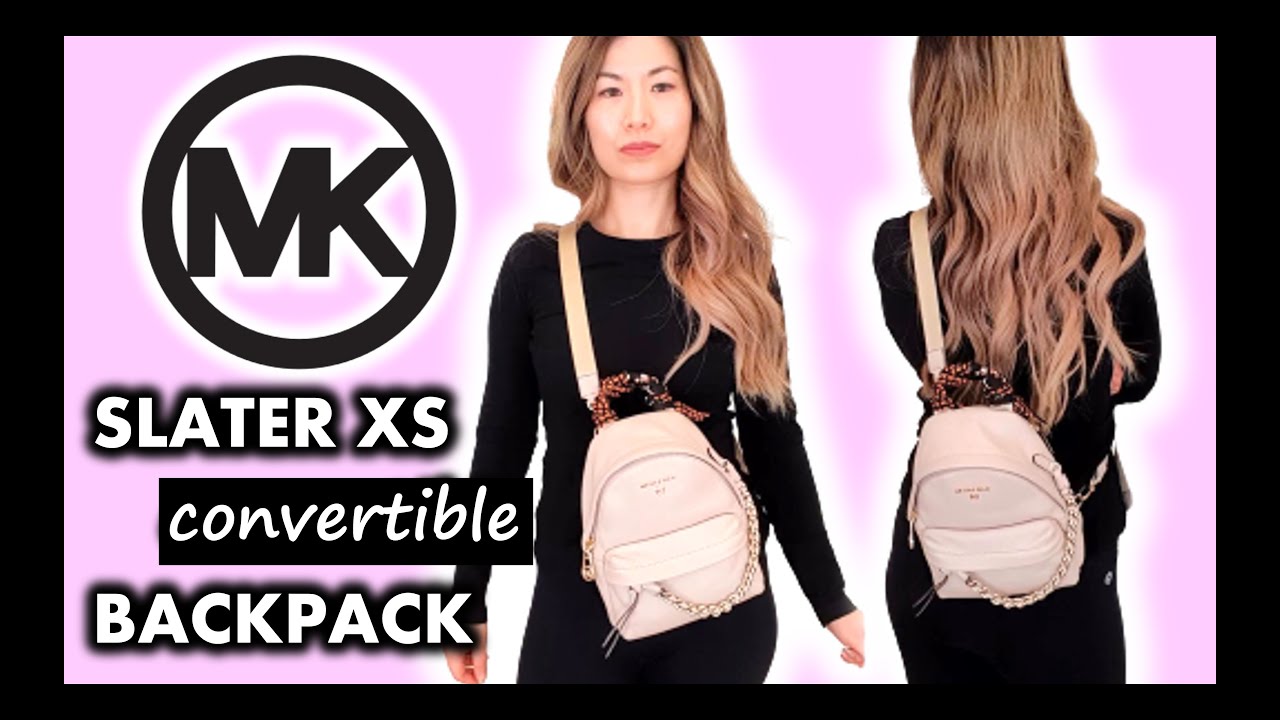 Michael Kors Slater Extra Small Convertible backpack | MK mini backpack | Review | Pro & Cons | WIMB