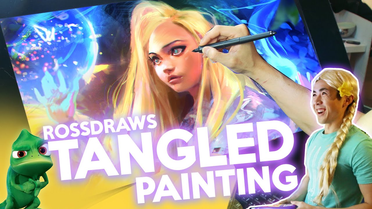 Ross Draws: TANGLED! (Disney)