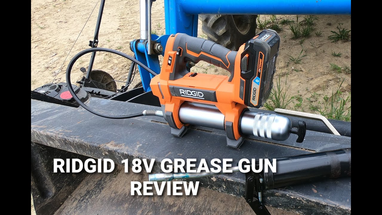 Ridgid 18V Grease Gun Review