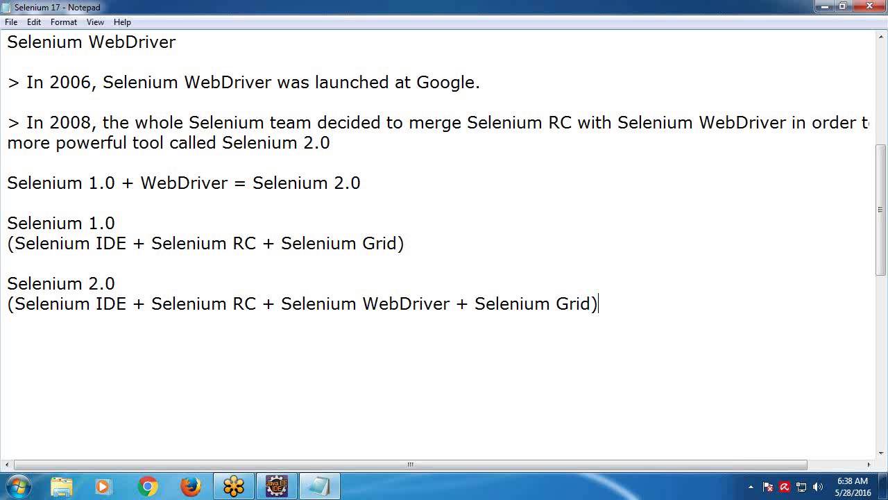 Introduction to Selenium WebDriver