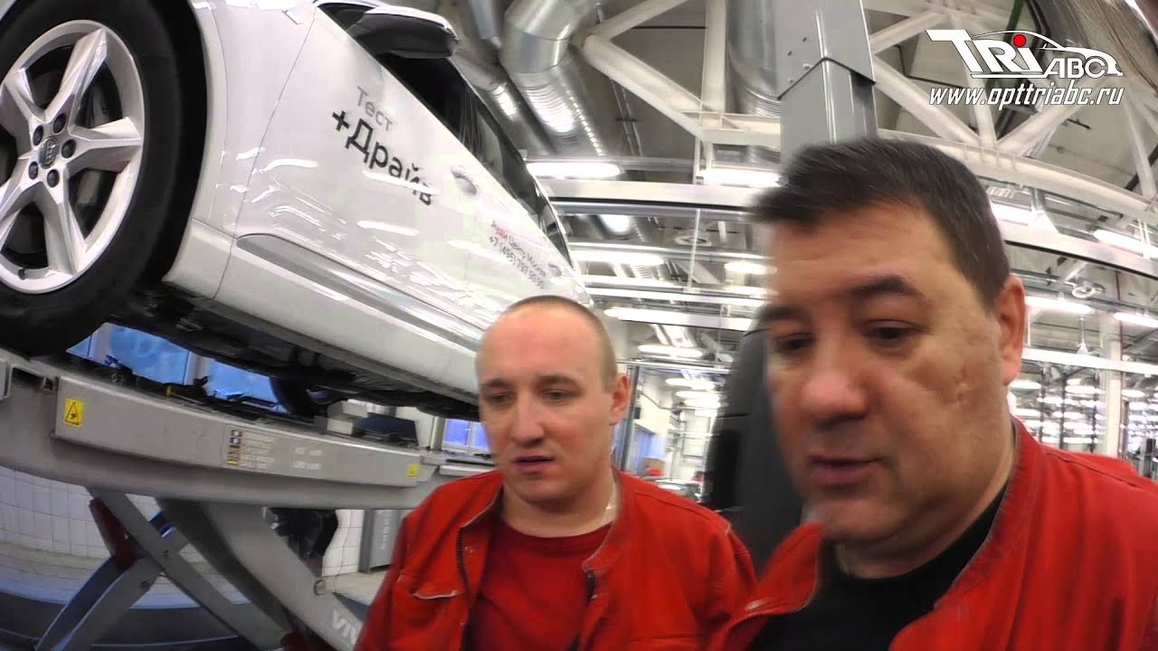 Установка порогов на Audi Q7