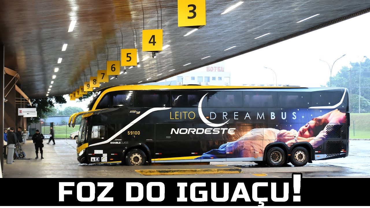 RODOVIÁRIA INTERNACIONAL DE FOZ DO IGUAÇU | MOVIMENTO DE ÔNIBUS ESTRANGEIROS E BRASILEIROS