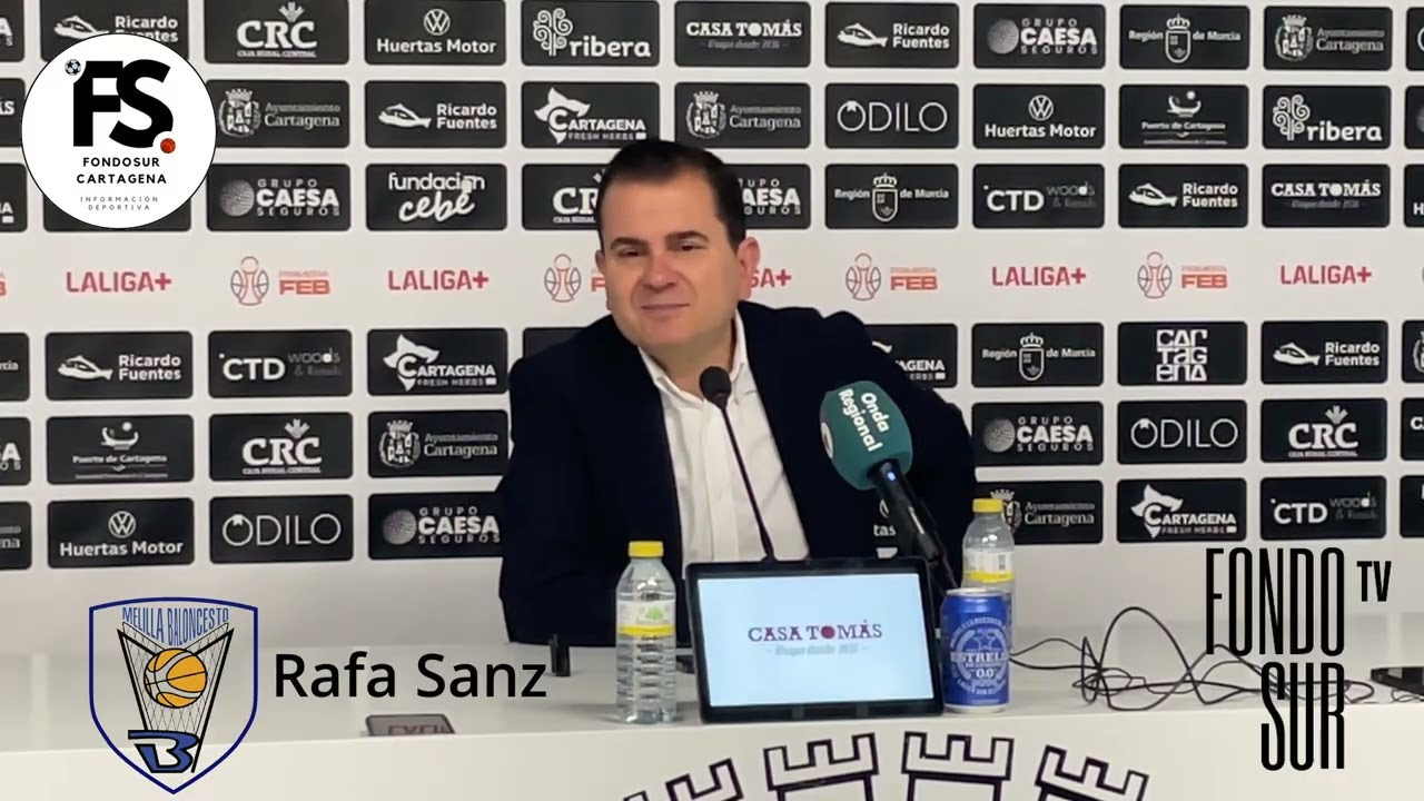 Declaraciones de Rafa Sanz tras el CAESA - Melilla  de la 25ª jornada de la Primera FEB 25/26