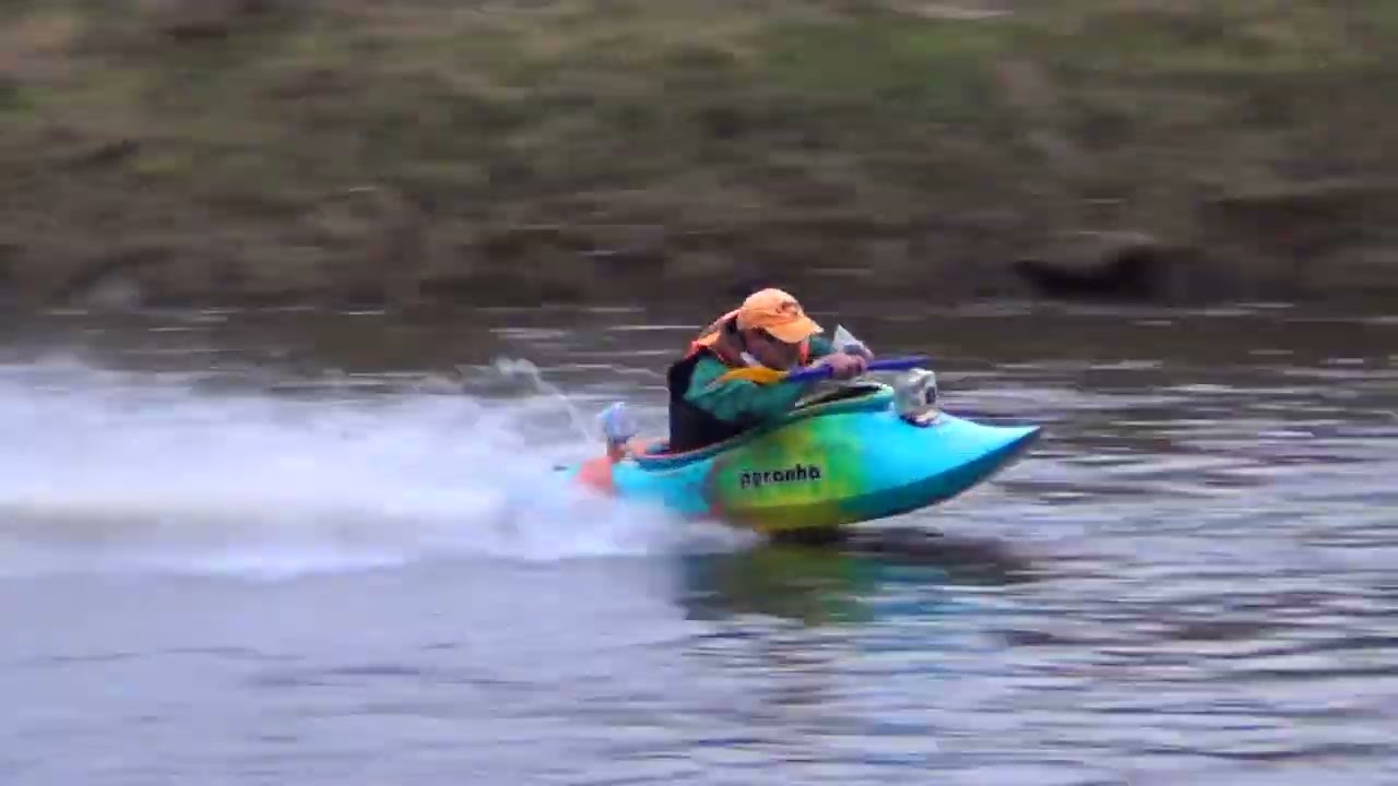 52kph Kayak with Surfboard Booster Jets