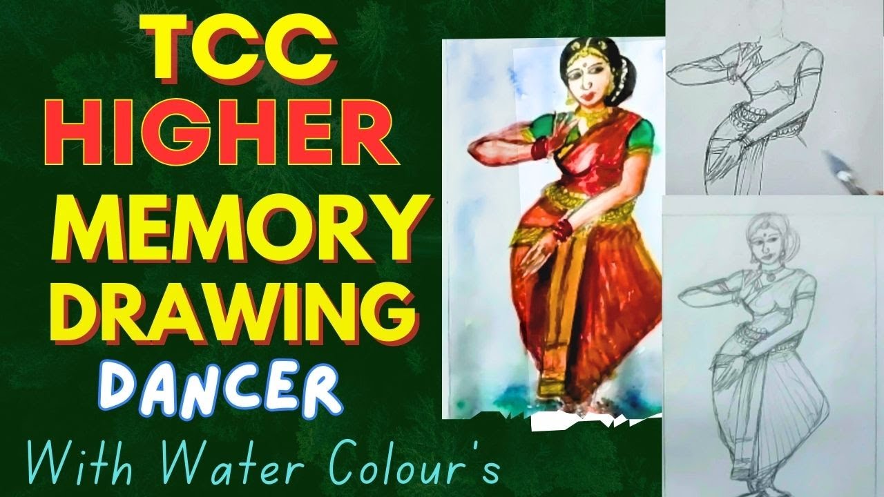 🎨TCC Higher Memory Drawing Paper II Memory Drawing Demo II Lower, Higher Drawing Exam's