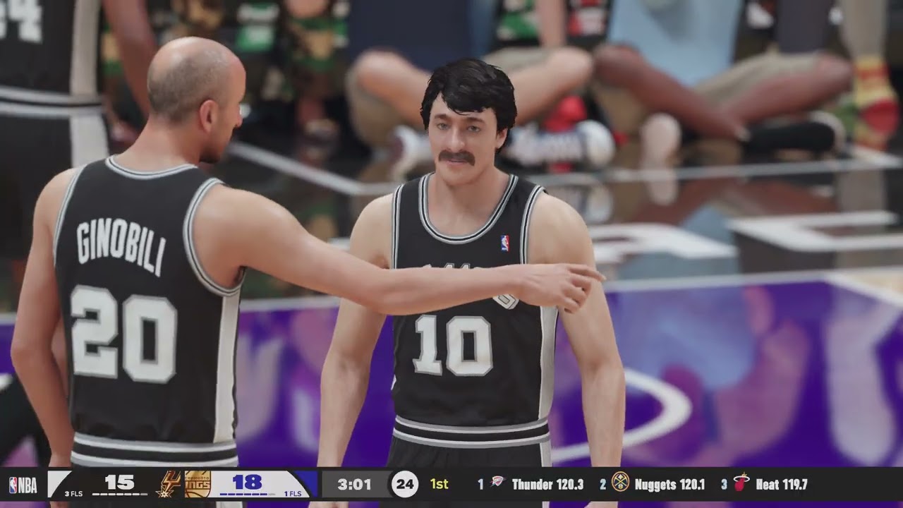 【2K26 NBA】All Time San Antonio Spurs vs All Time Sacramento Kings