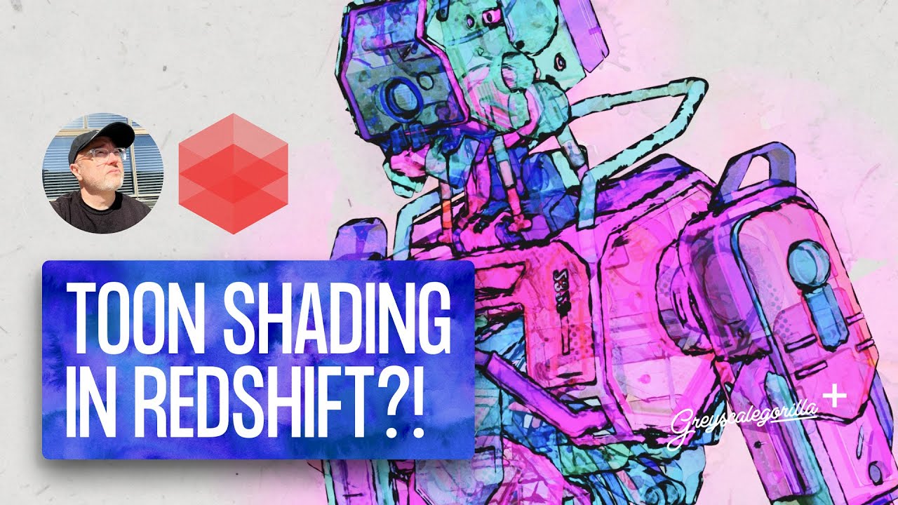 Watercolor Toon Shading with Redshift?! | In-Depth Tut