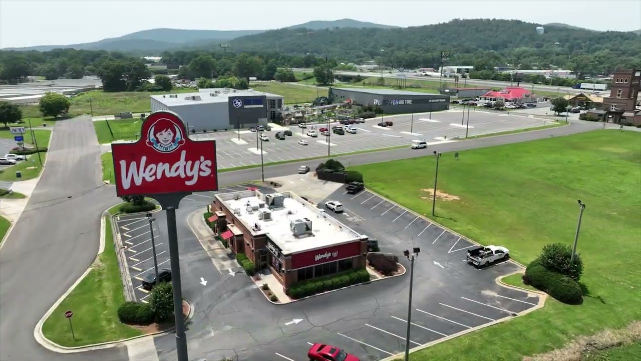 Commercial Property Drone overview in Oxford, AL