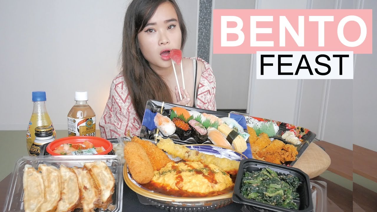 BENTO FEAST IN JAPAN | MUKBANG EATING SHOW