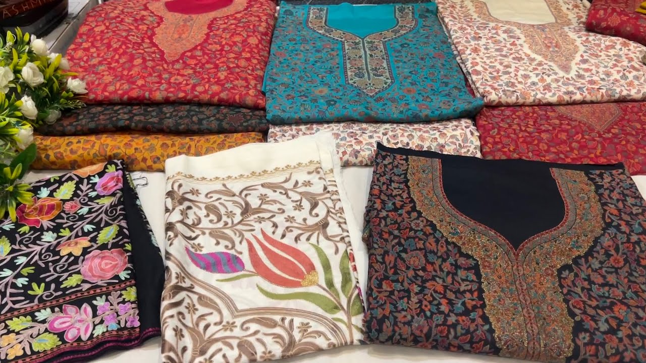 Winter Weaving Jamawar Suits & Shawls | Winter Collection | WhatsApp to Order: +91-7051012285