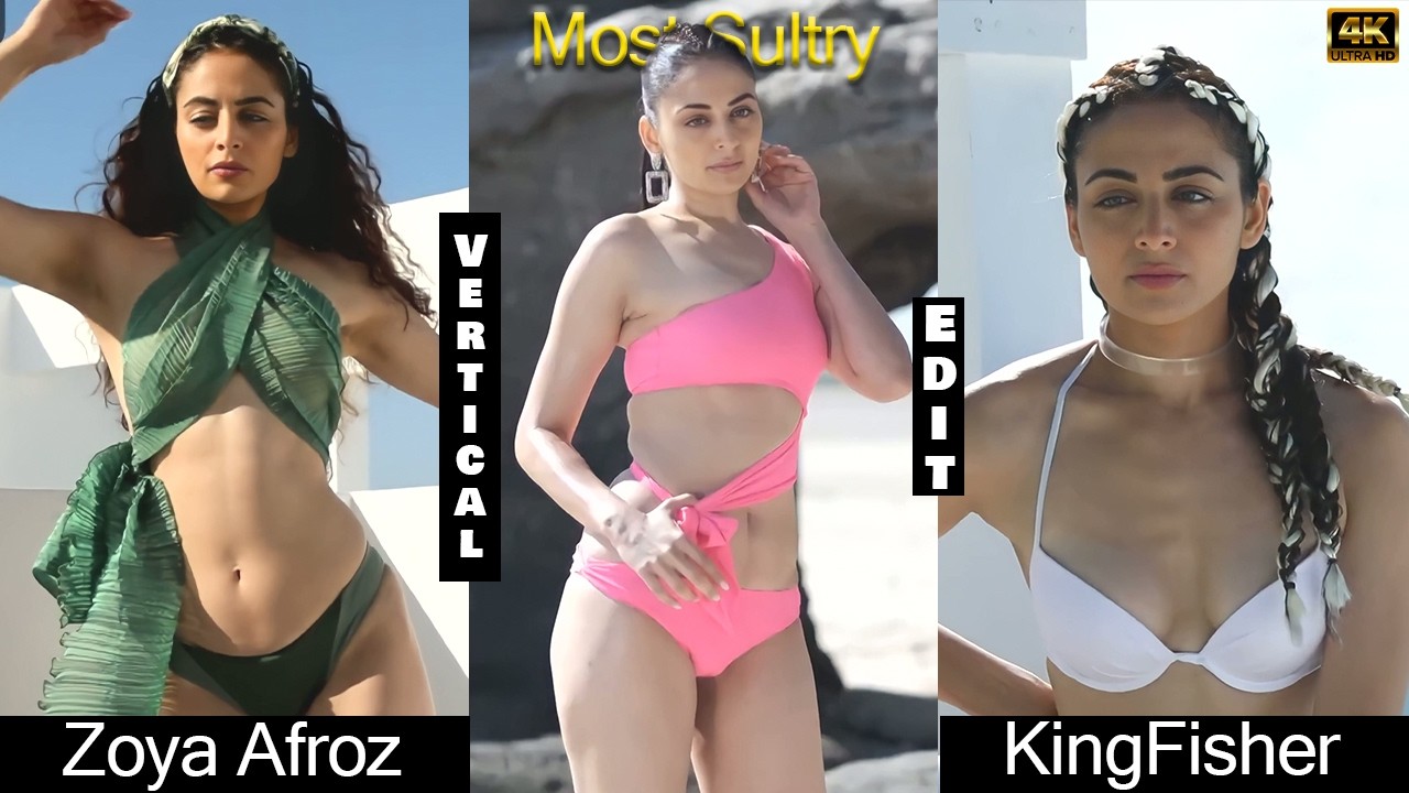 Zoya Afroz Most Slutry KingFisher Vertical Slow Motion 4k Edit
