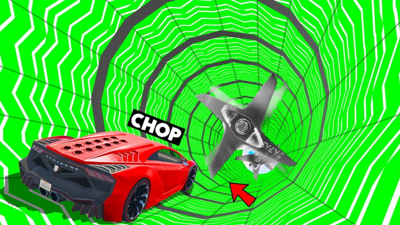 CHOP TRIED TO BLEND MY CAR INSIDE BLENDER TUBE GTA 5