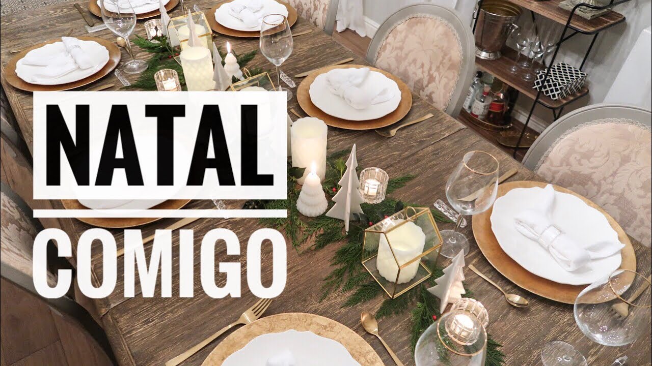 Dia e noite de Natal comigo - preparação e mesa posta (Bélgica )
