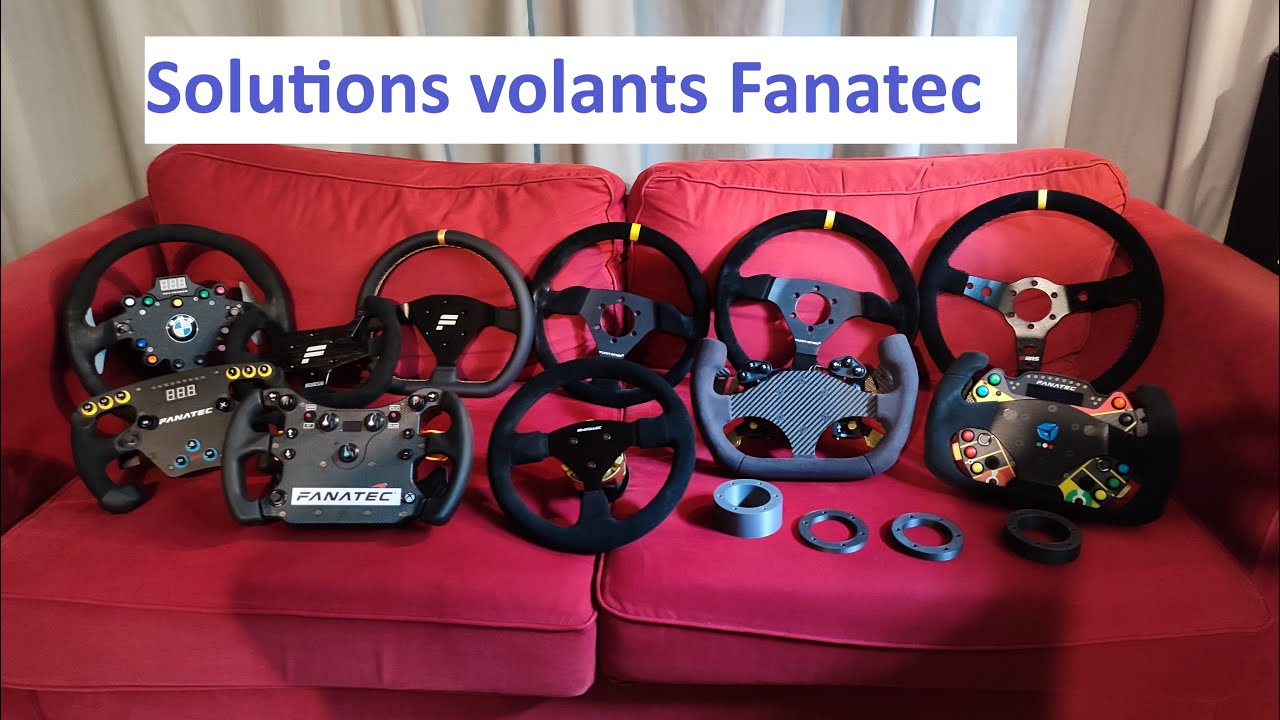 Fanatec. Différents exemples de volants