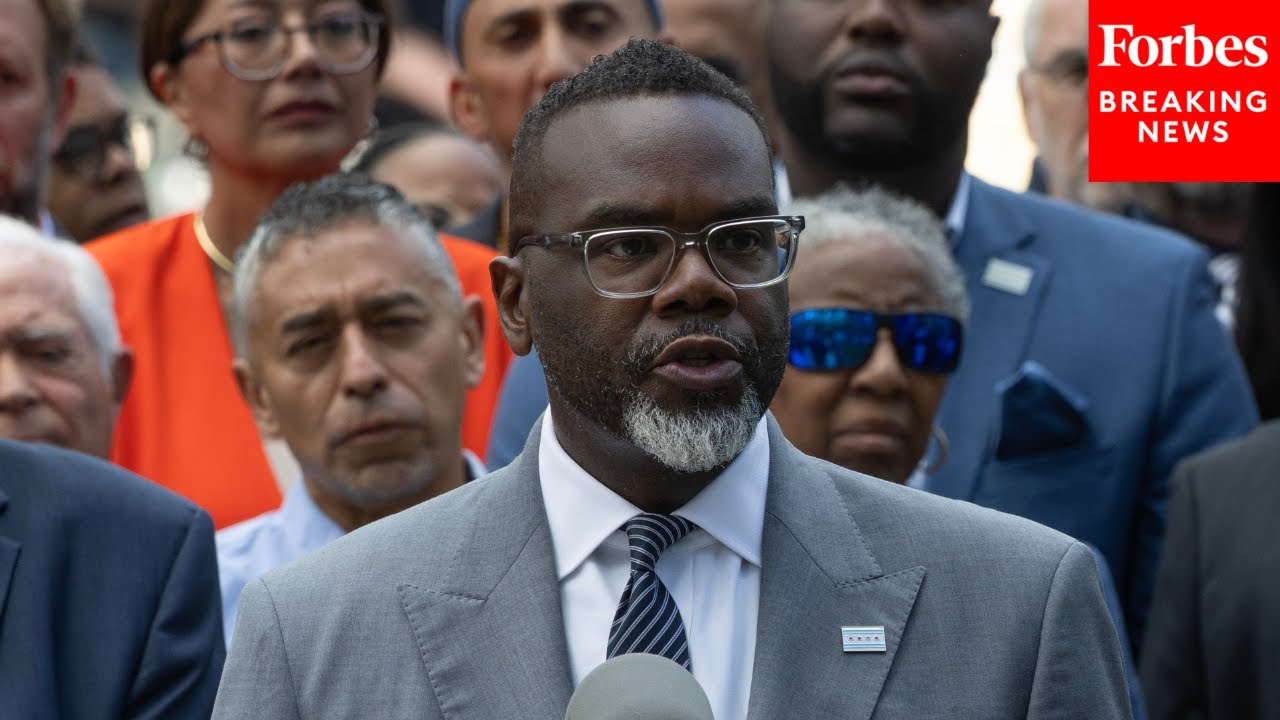 Chicago Mayor Brandon Johnson Touts 'Historic Progress' In Reducing Crime In The City