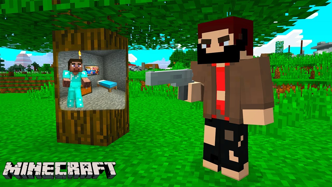 FAKİR ZENGİNİN SAKLANDIĞI GİZLİ AĞAÇ EVİ BULUYOR! - Minecraft