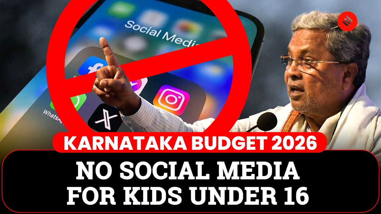 Karnataka Budget 2026: CM Siddaramaiah Announces Social Media Ban For Children Below 16