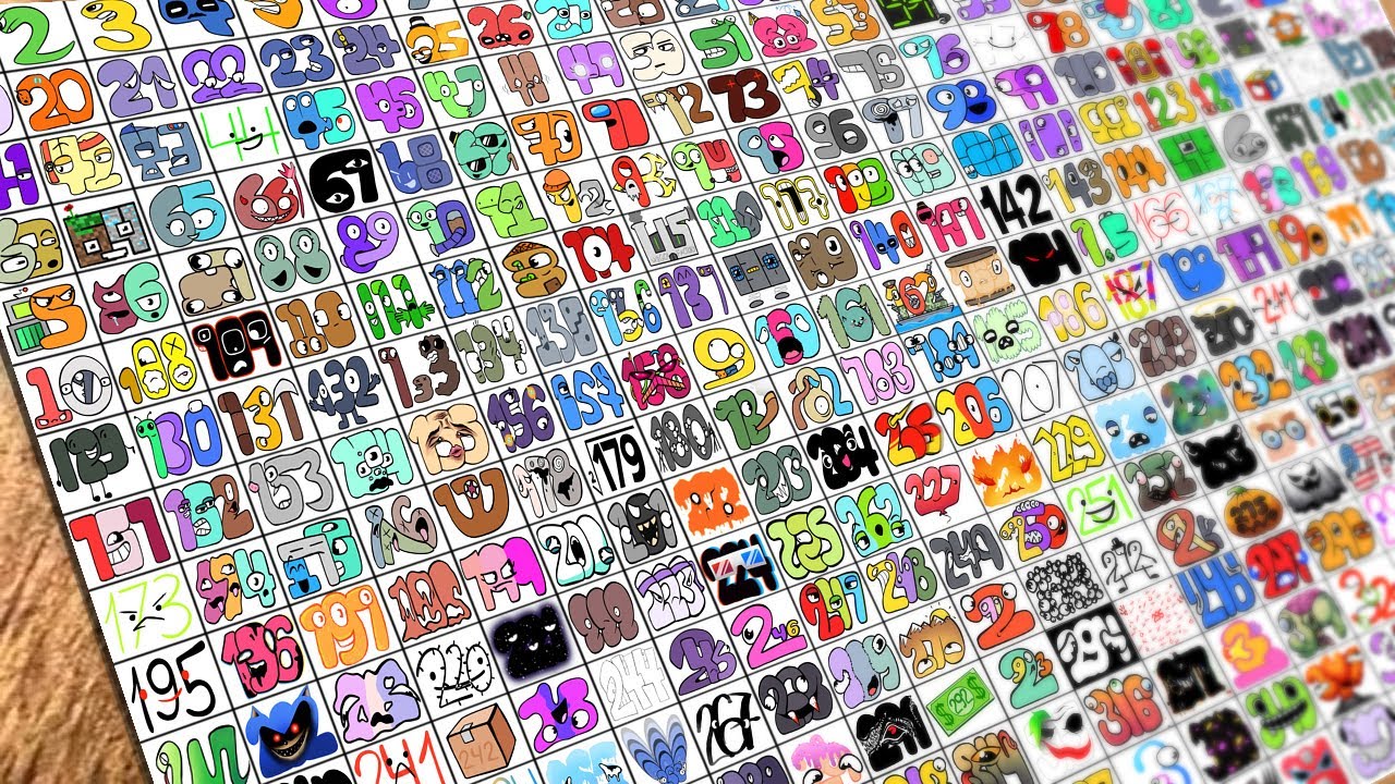 Drawing Number Lore 1-400 / How to draw Number Lore