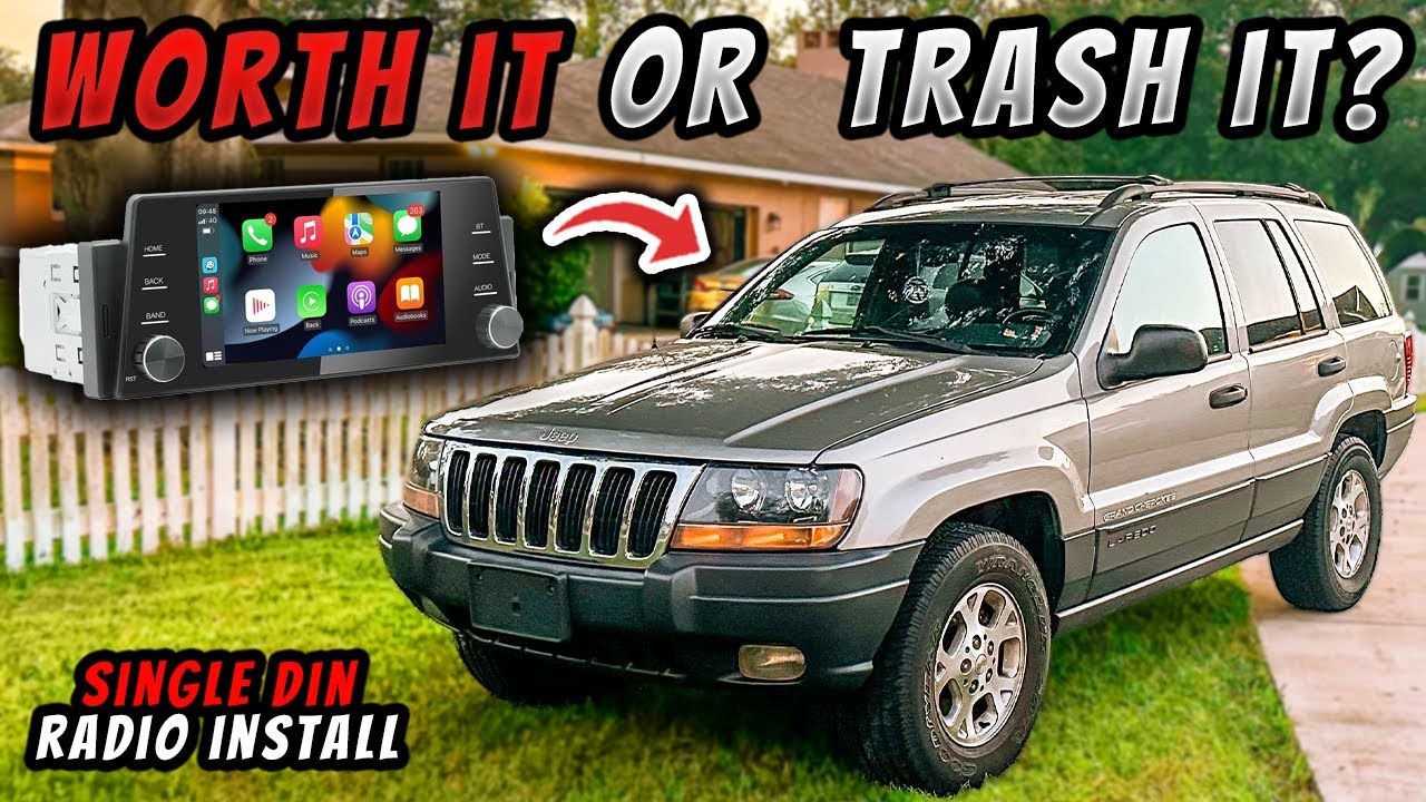 Устанавливаю радиоприемник CarPlay за 60 долларов на мой Jeep WJ Build за 1000 долларов!