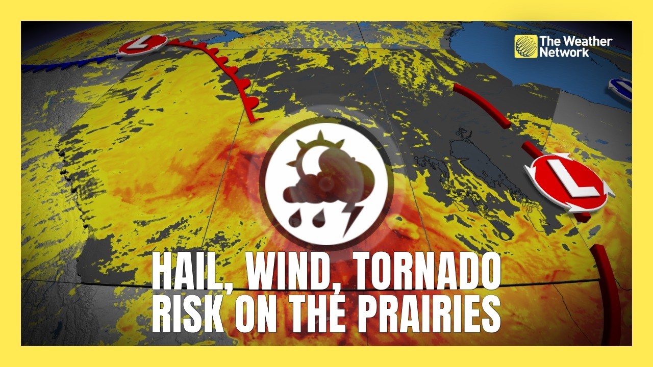 Prairies on alert for large hail, strong winds, and tornadoes | #forecast