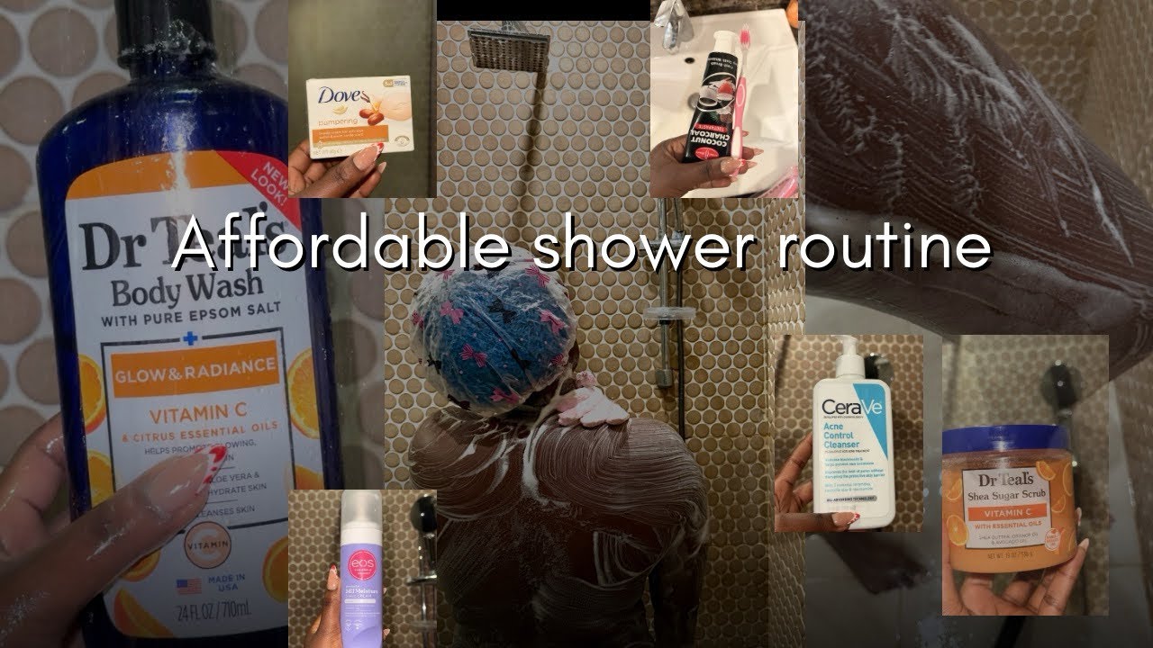 MY AFFORDABLE SHOWER SHOWER ROUTINE FOR SOFT & GLOWY SKIN ✨🫧🚿(SKINCARE,HYGIENE,BODY CARE +MORE 