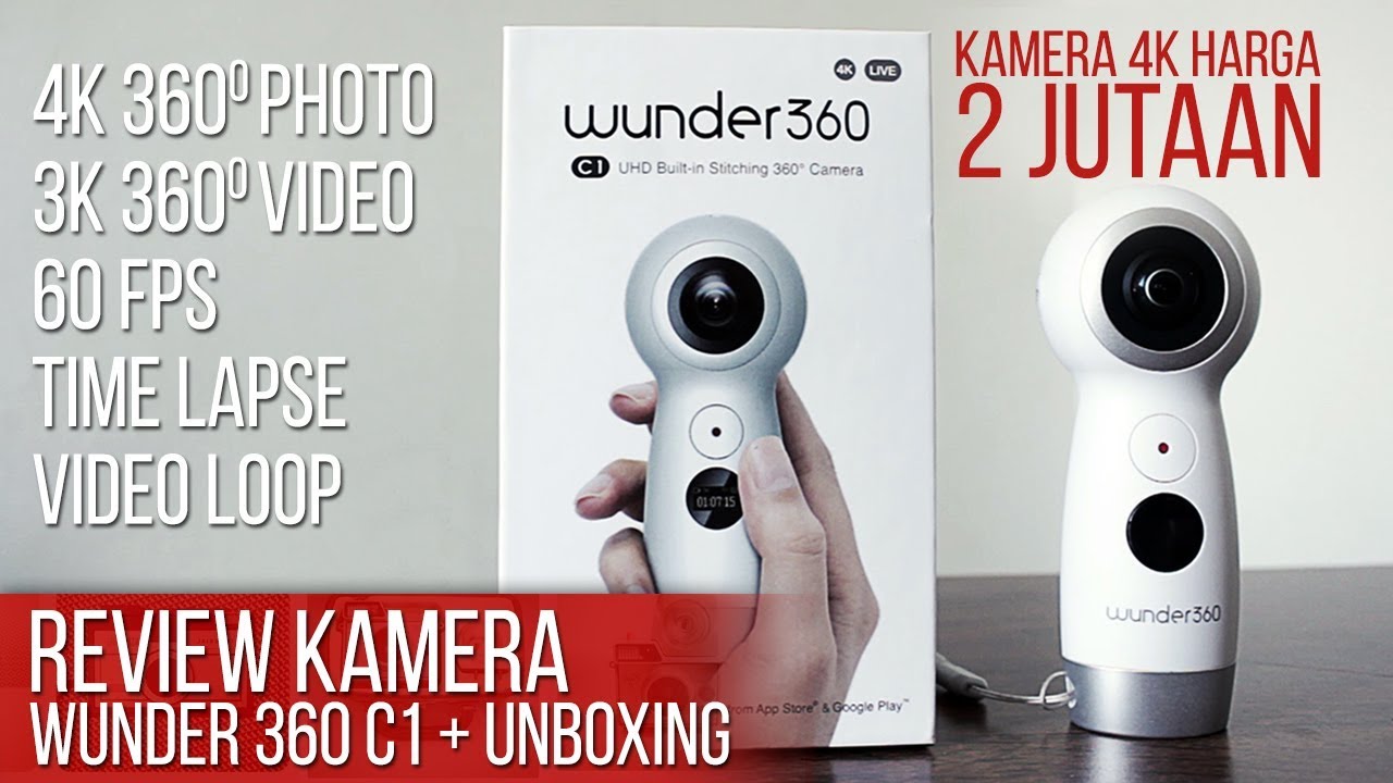 REVIEW KAMERA WUNDER 360 C1 + UNBOXING #CAMERACORNER